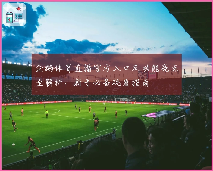 企鹅体育直播官方入口及功能亮点全解析，新手必备观看指南